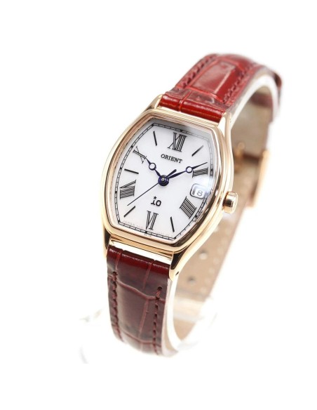 solar mujer Orient iO Natural & Plain RN-WG0014S JDM 24.1mm cristal de zafiro
